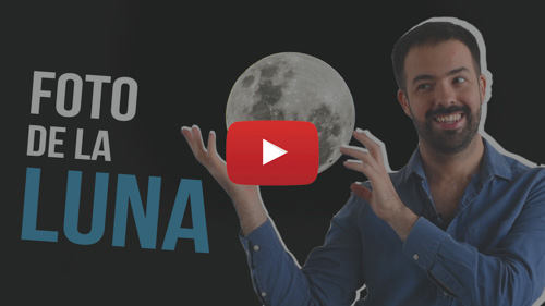 como hacer la foto de la luna